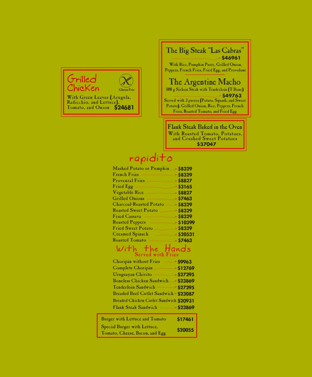 Menu — Page 5